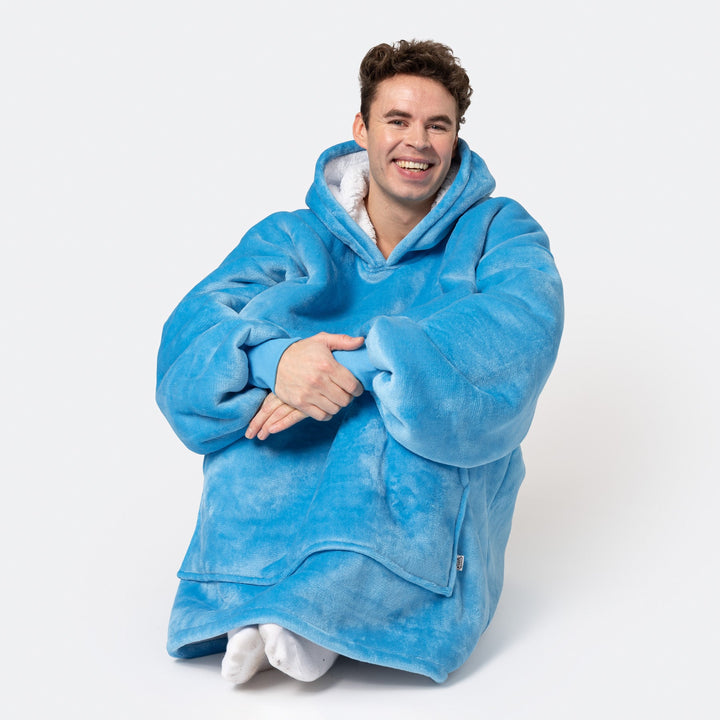 blue blanket hoodie