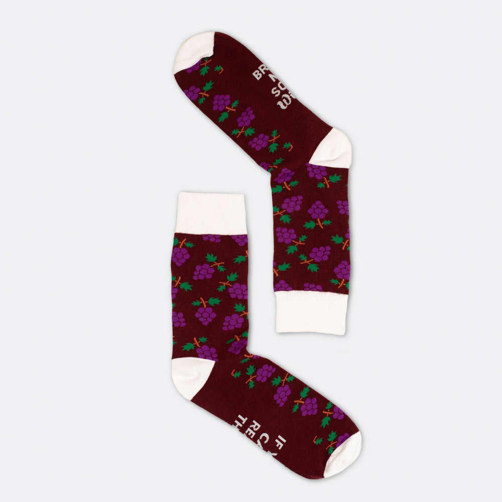 if you can read this bring me wine socks