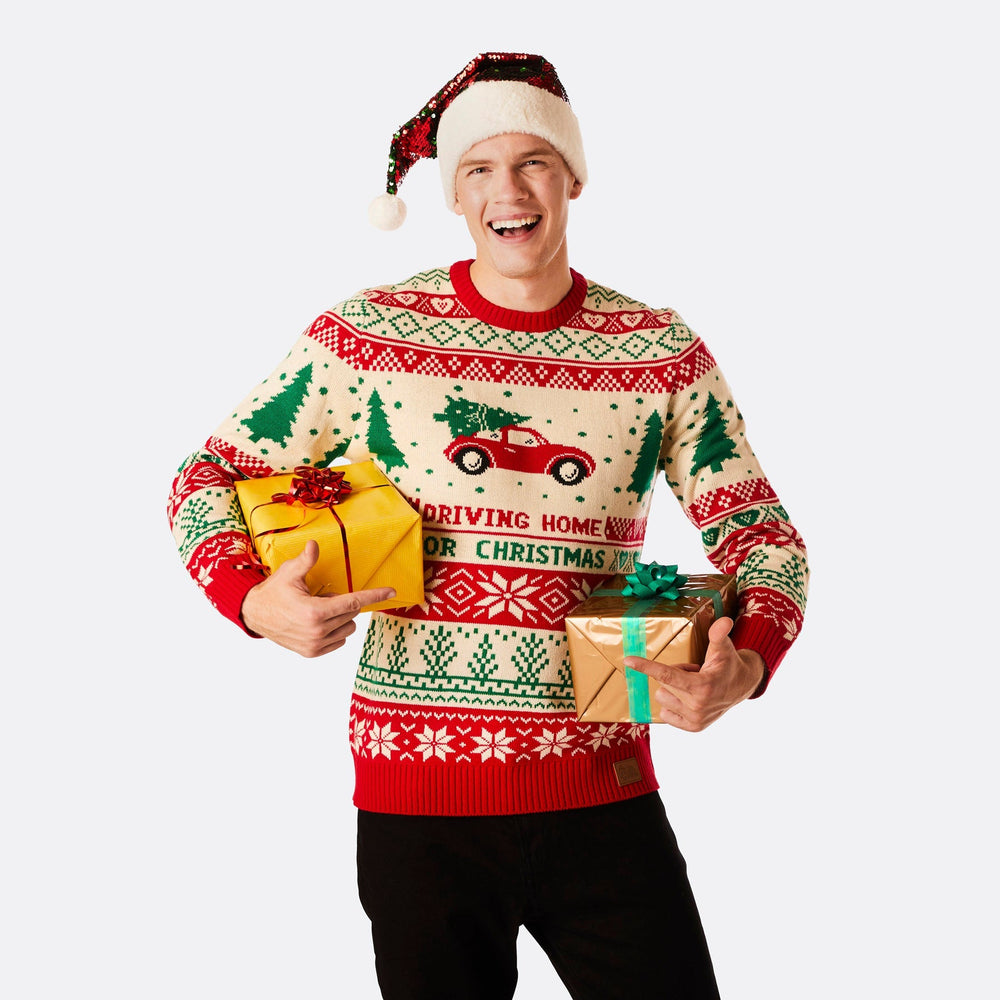 driving home for christmas golf jumper