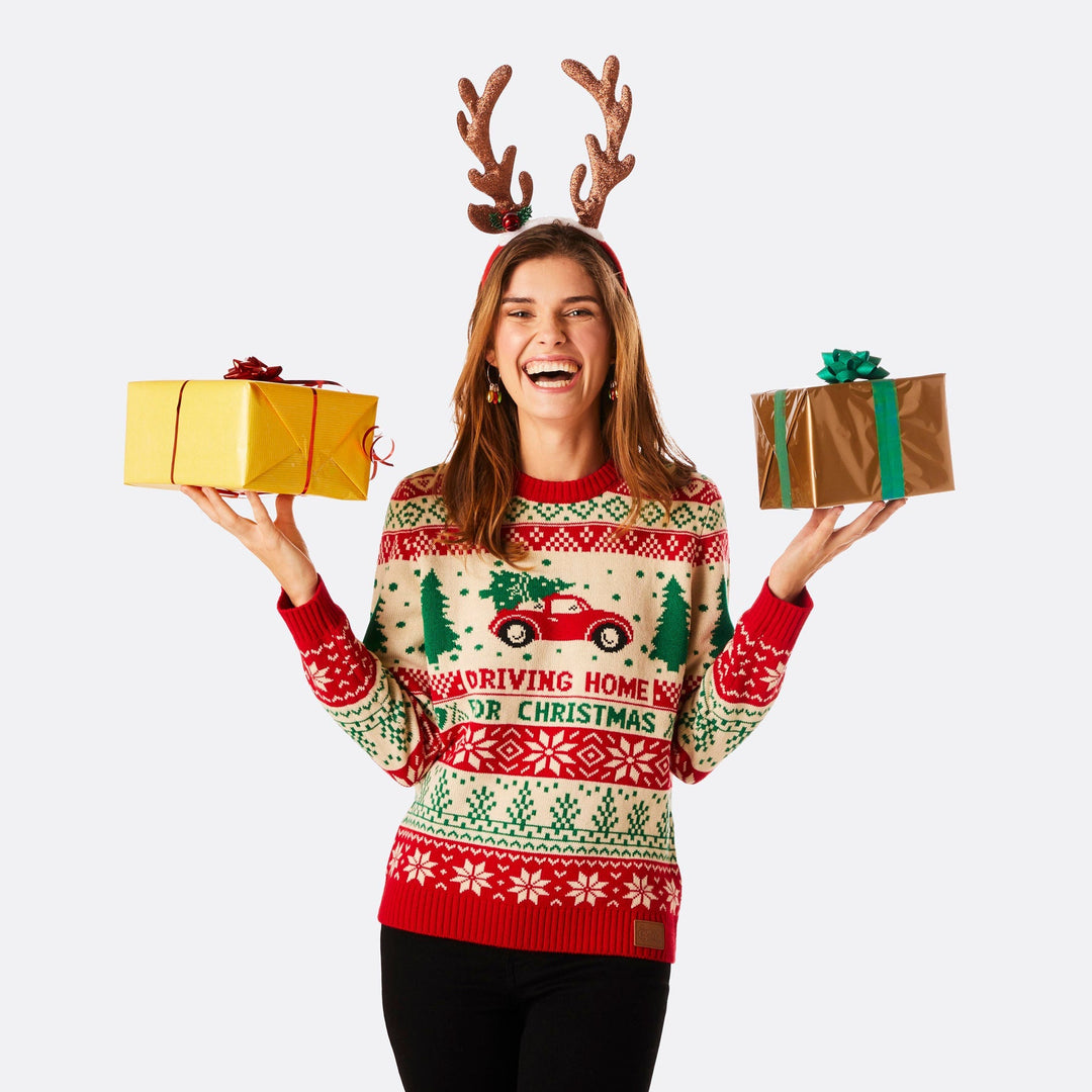 driving home for christmas jumper