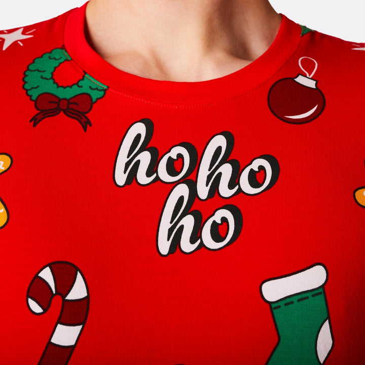 red christmas pyjamas girls