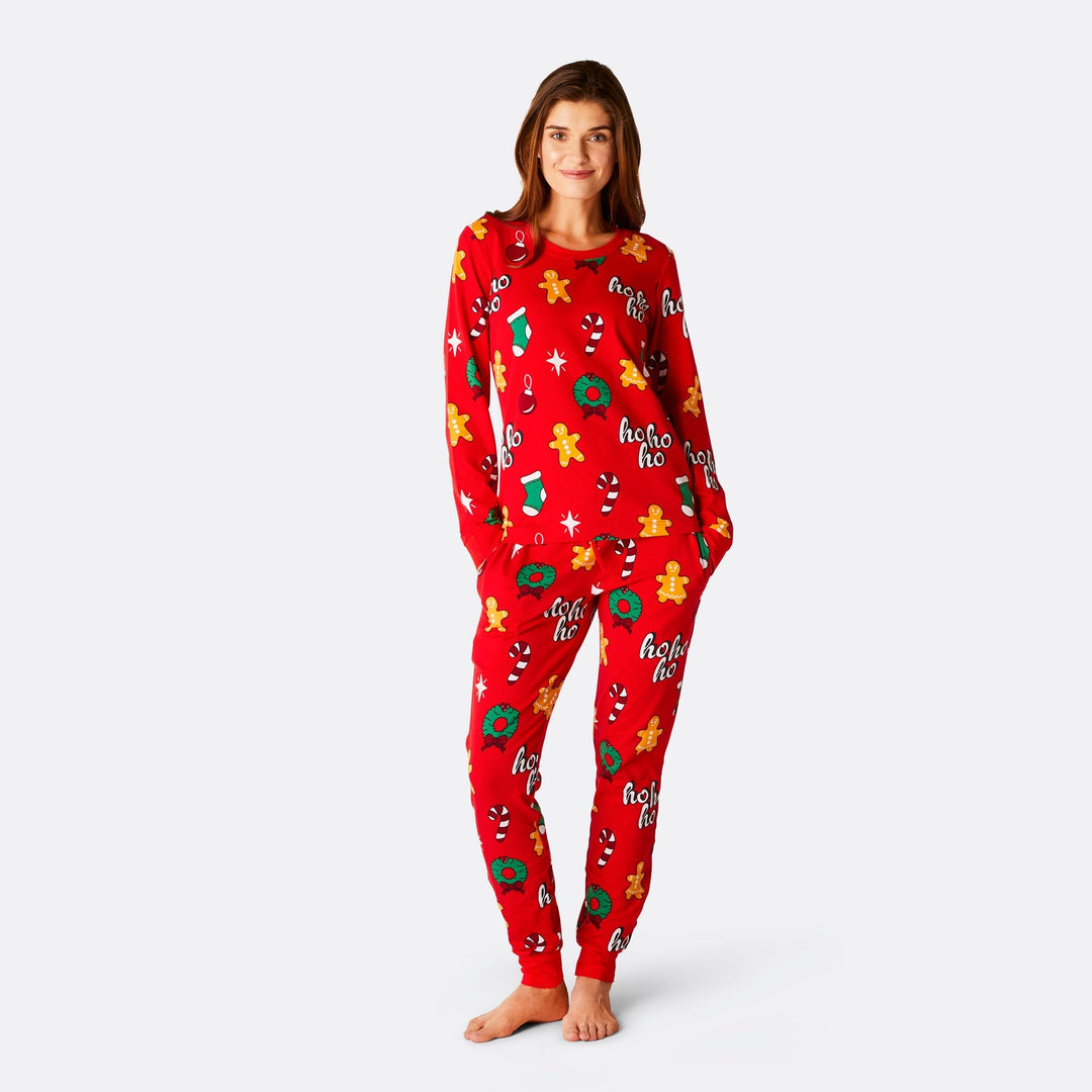 womens red christmas pyjamas