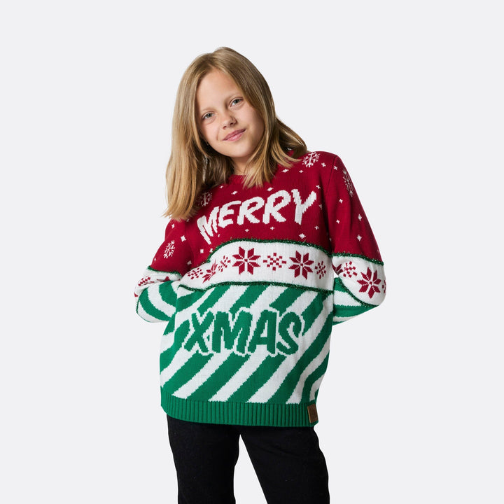 Kids' Merry Xmas Christmas Sweater
