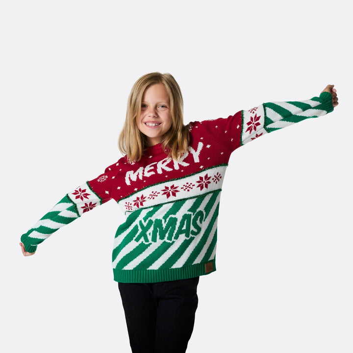 Kids' Merry Xmas Christmas Sweater