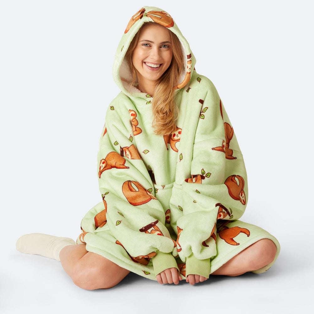 hooded blanket sloth