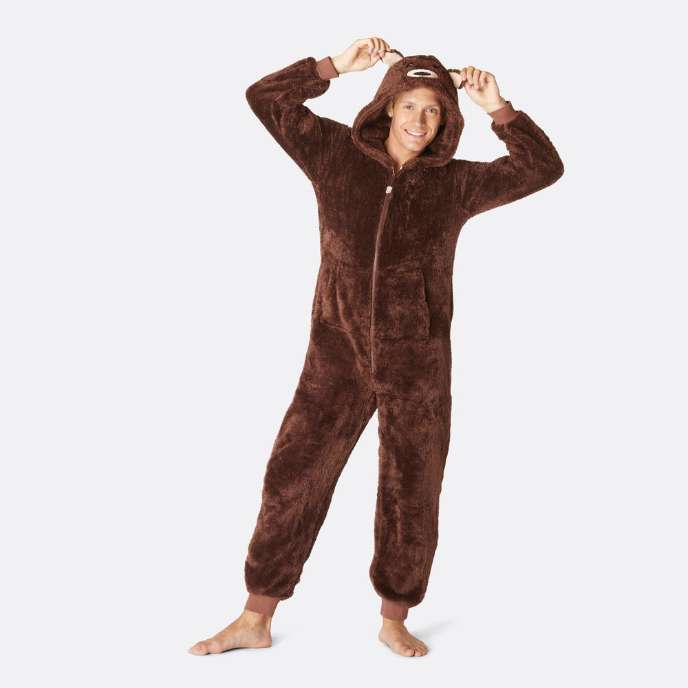 mens teddy bear onesie