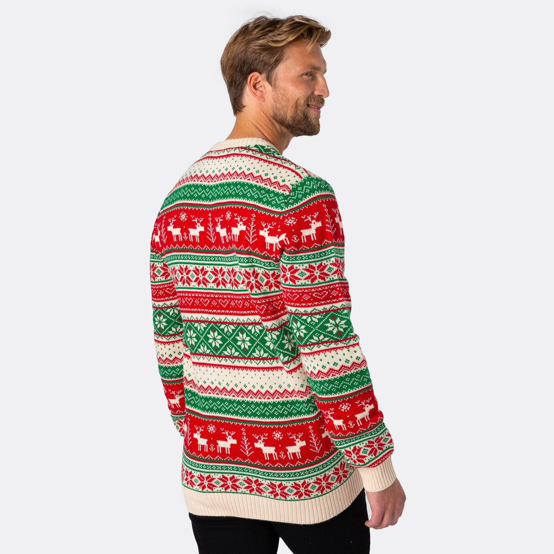 reindeer christmas jumper mens