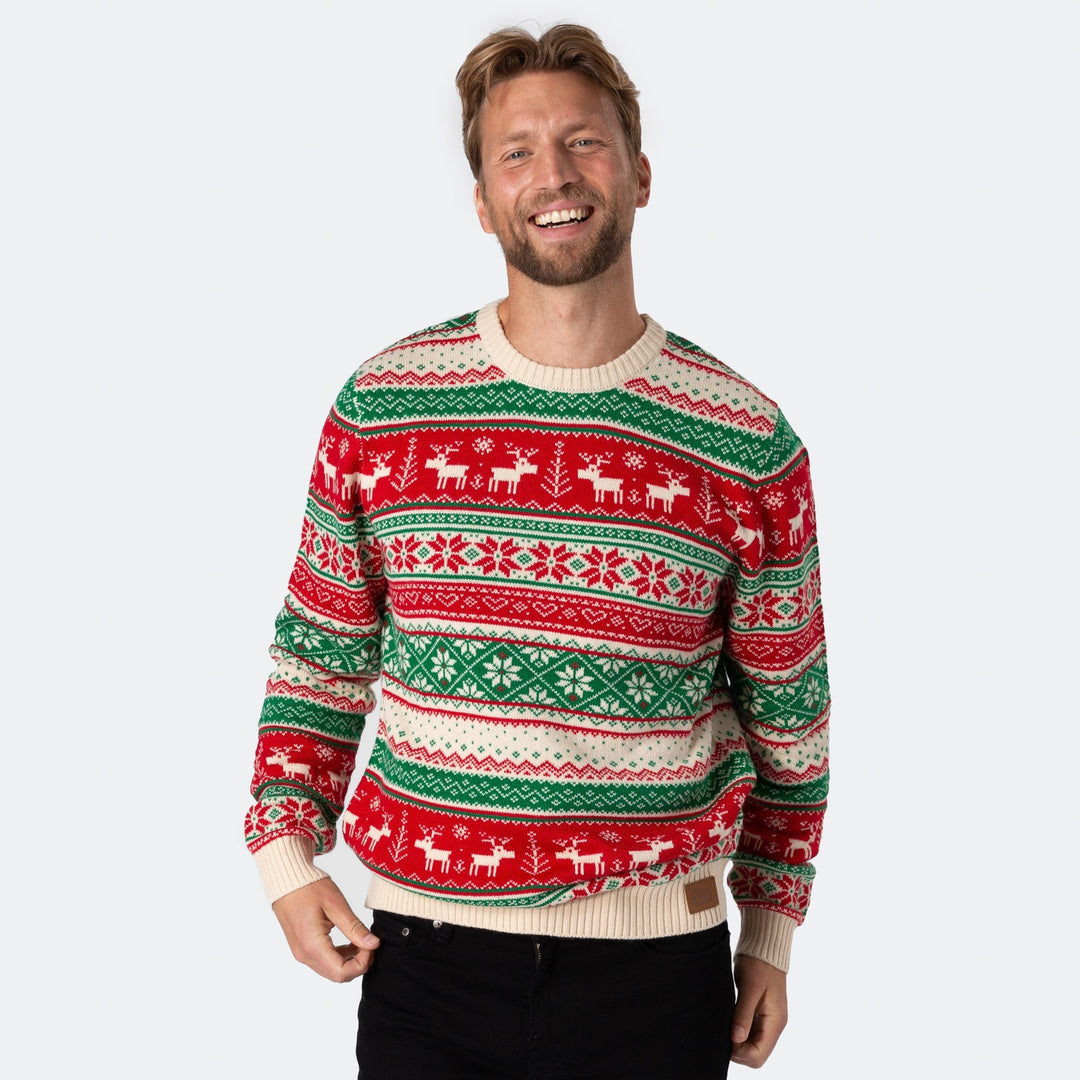 mens knitted christmas jumper