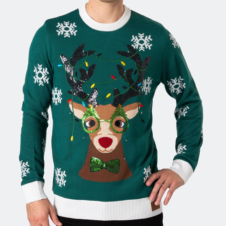 christmas jumper mens light up