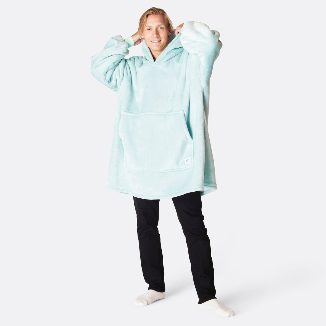 light blue blanket hoodie