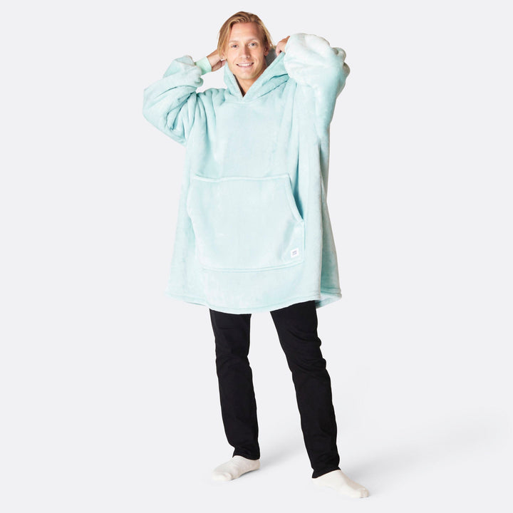 light blue blanket hoodie
