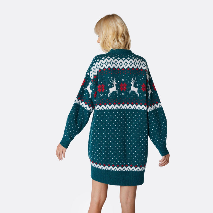 green christmas dress