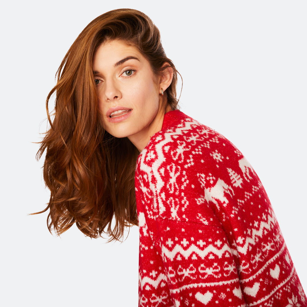 red santa dress