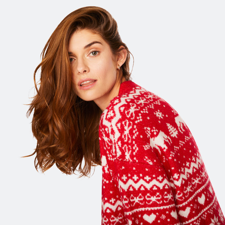 red santa dress