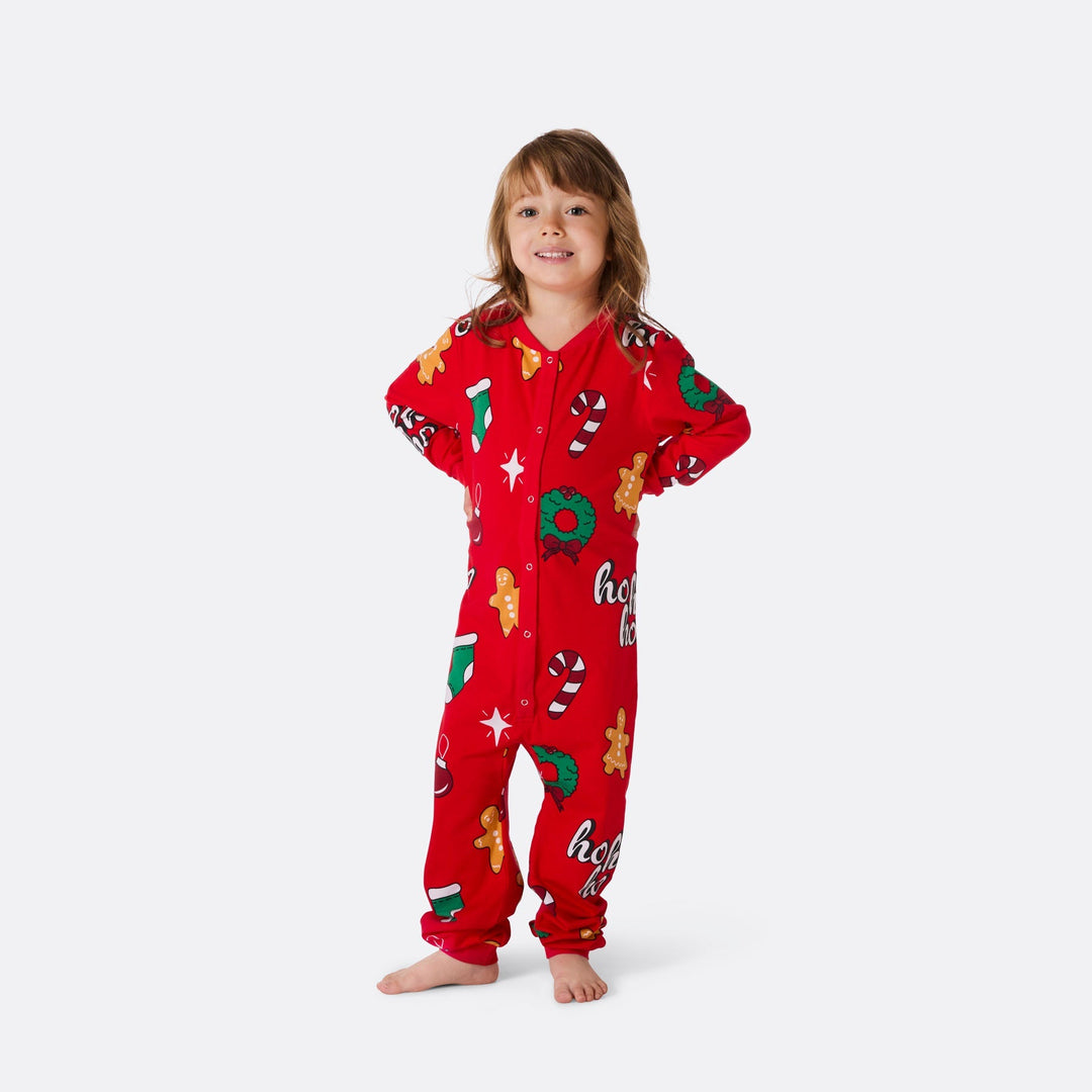 red christmas pyjamas kids