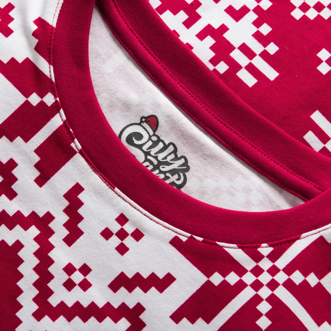 kids' christmas pyjamas red