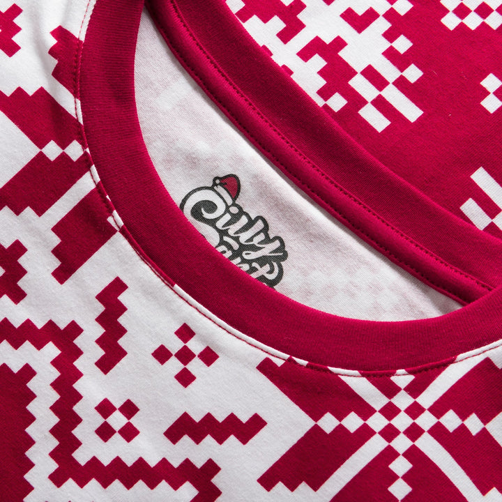 kids' christmas pyjamas red