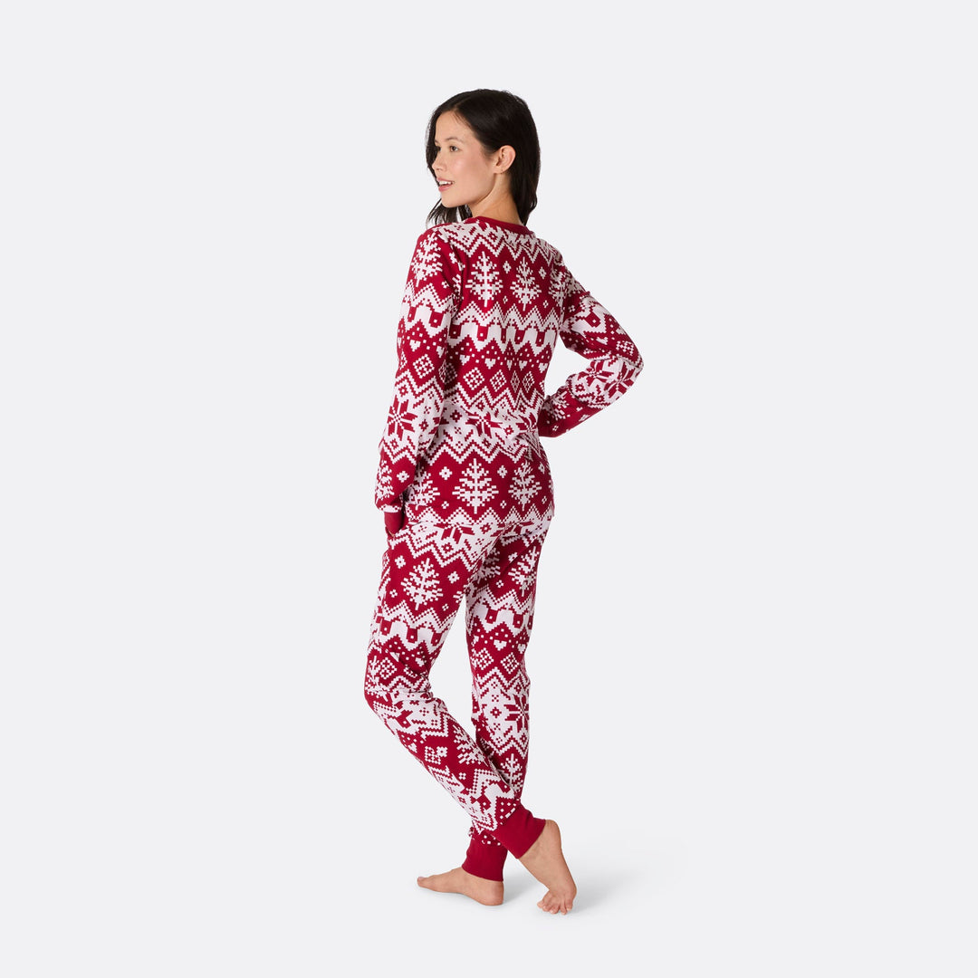 red christmas pyjamas womens