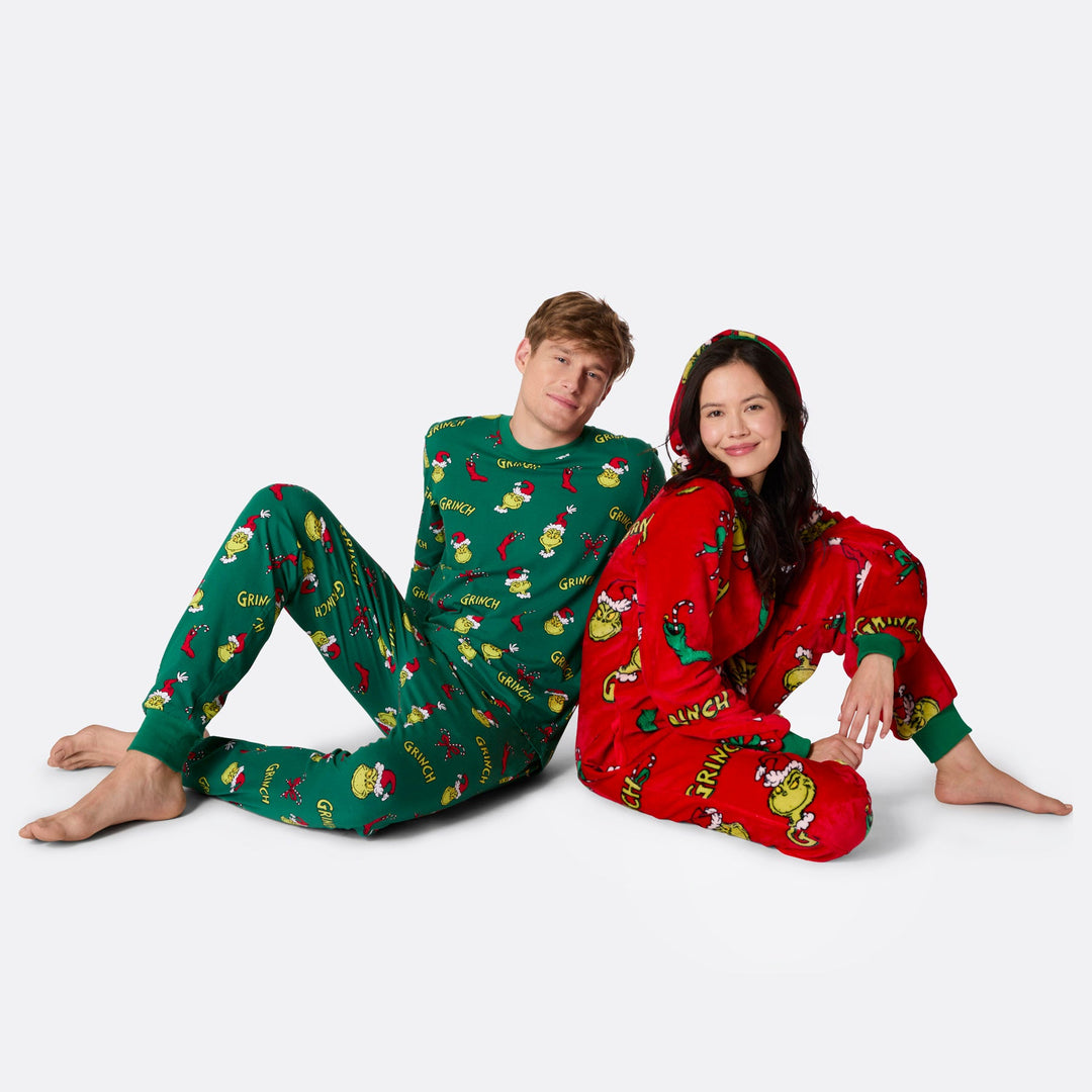 grinch pajamas men