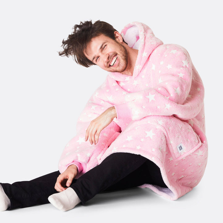 pink blanket hoodie