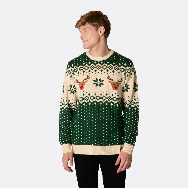 reindeer christmas jumper mens