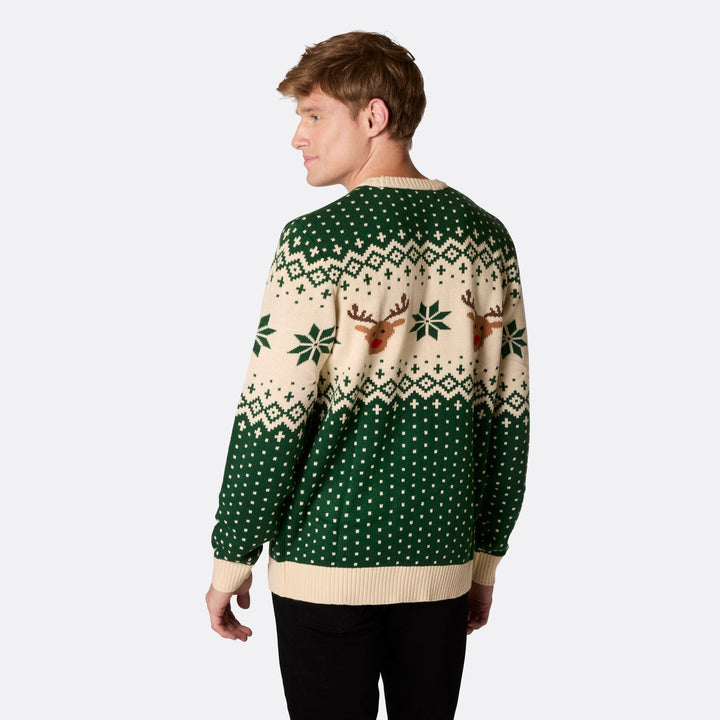 green christmas jumper mens