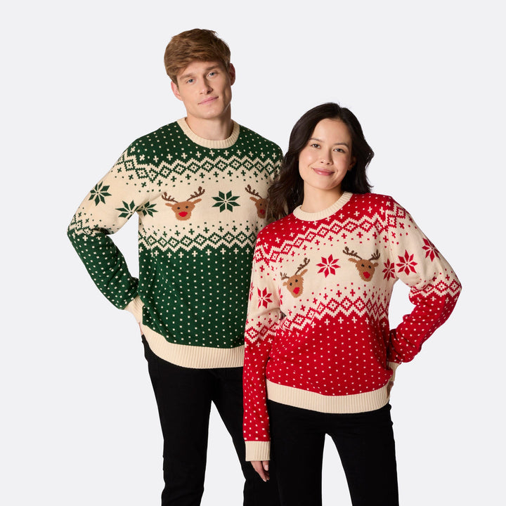 mens green christmas jumper