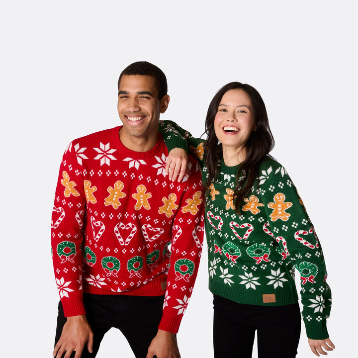 boys red christmas jumper