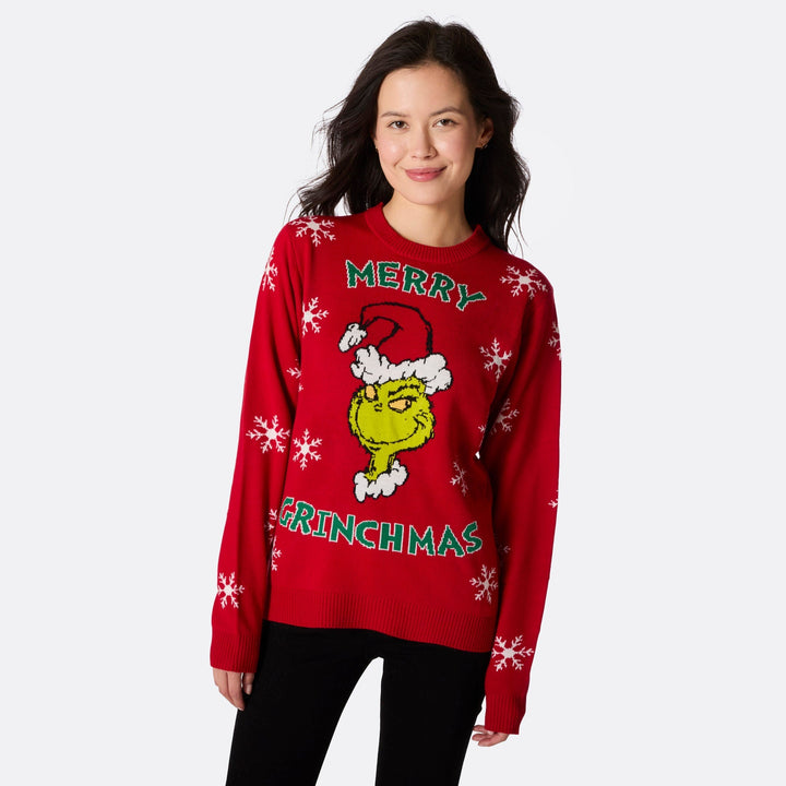 womens grinch christmas jumper
