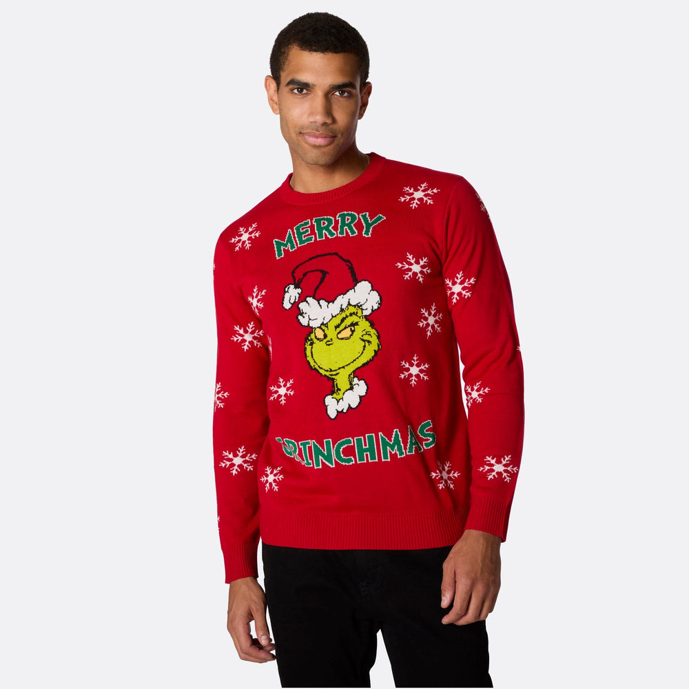 mens christmas jumper grinch