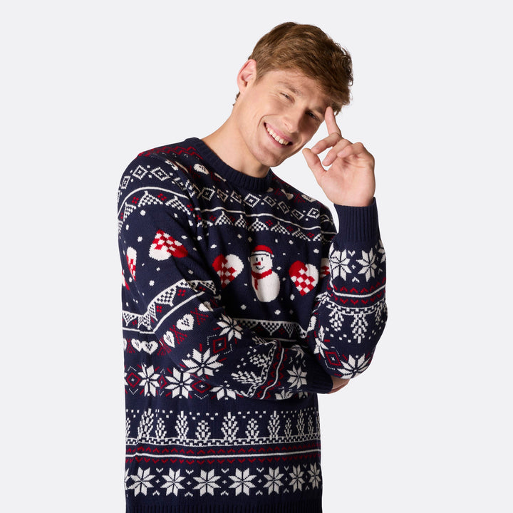 snowman christmas jumpers
