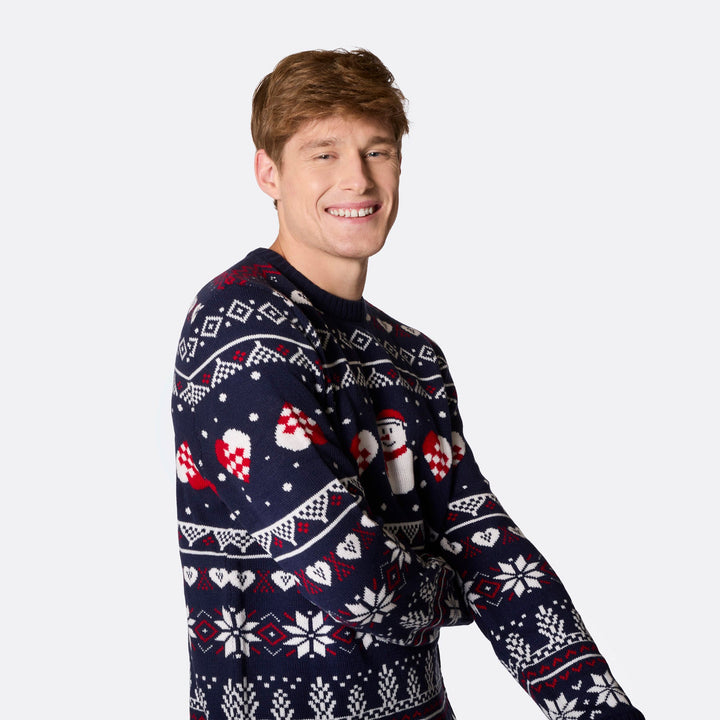 snowman christmas jumper