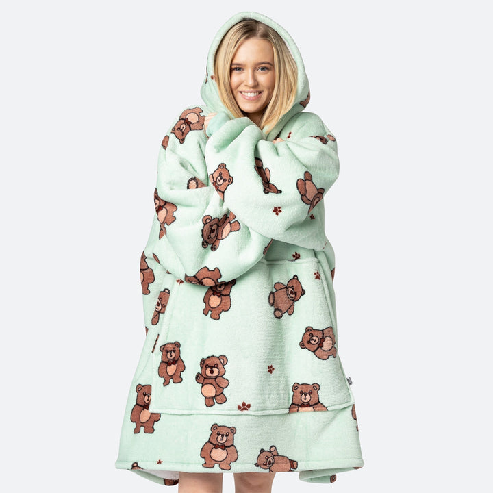 fluffy bear hoodie