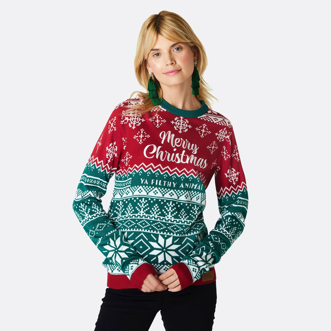 merry christmas ya filthy animal jumper