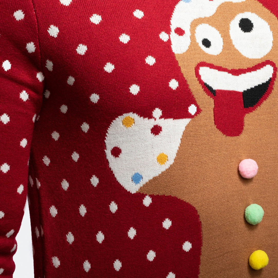 gingerbread christmas jumper womens