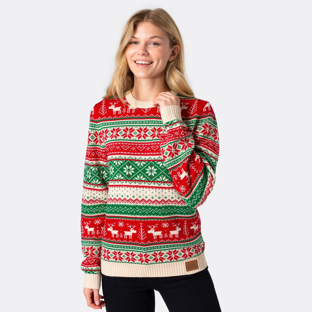 womens knitted christmas jumpers