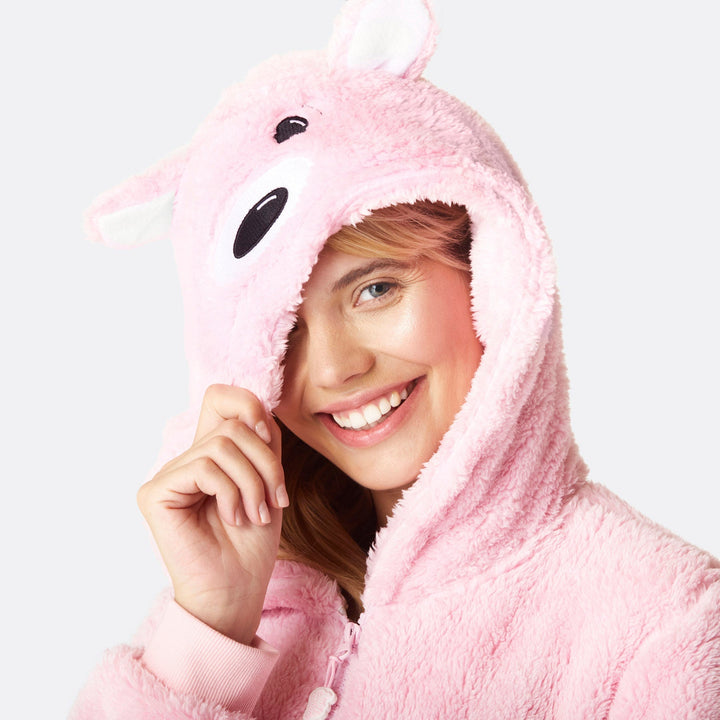 pink womens onesie