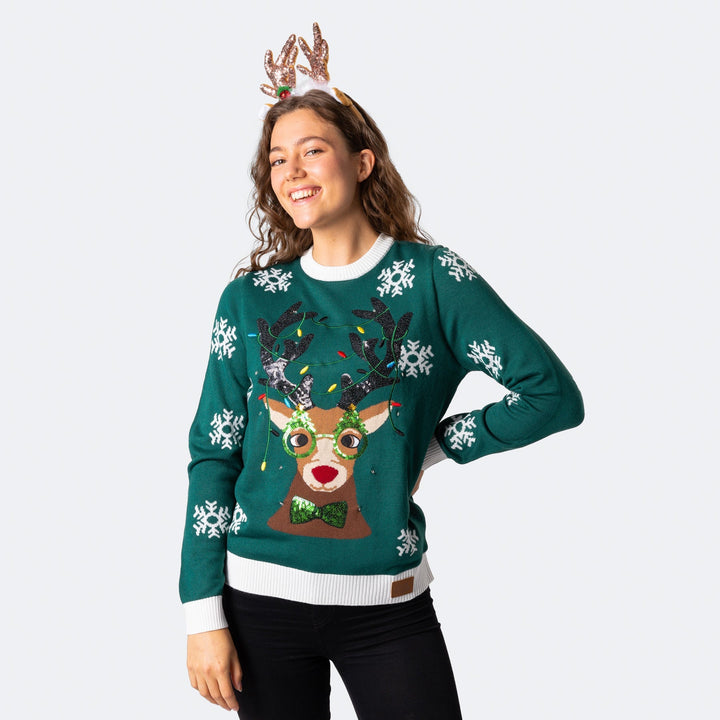 womens rudolph christmas jumper