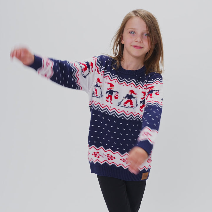 Kids' Christmas Scenery Christmas Jumper