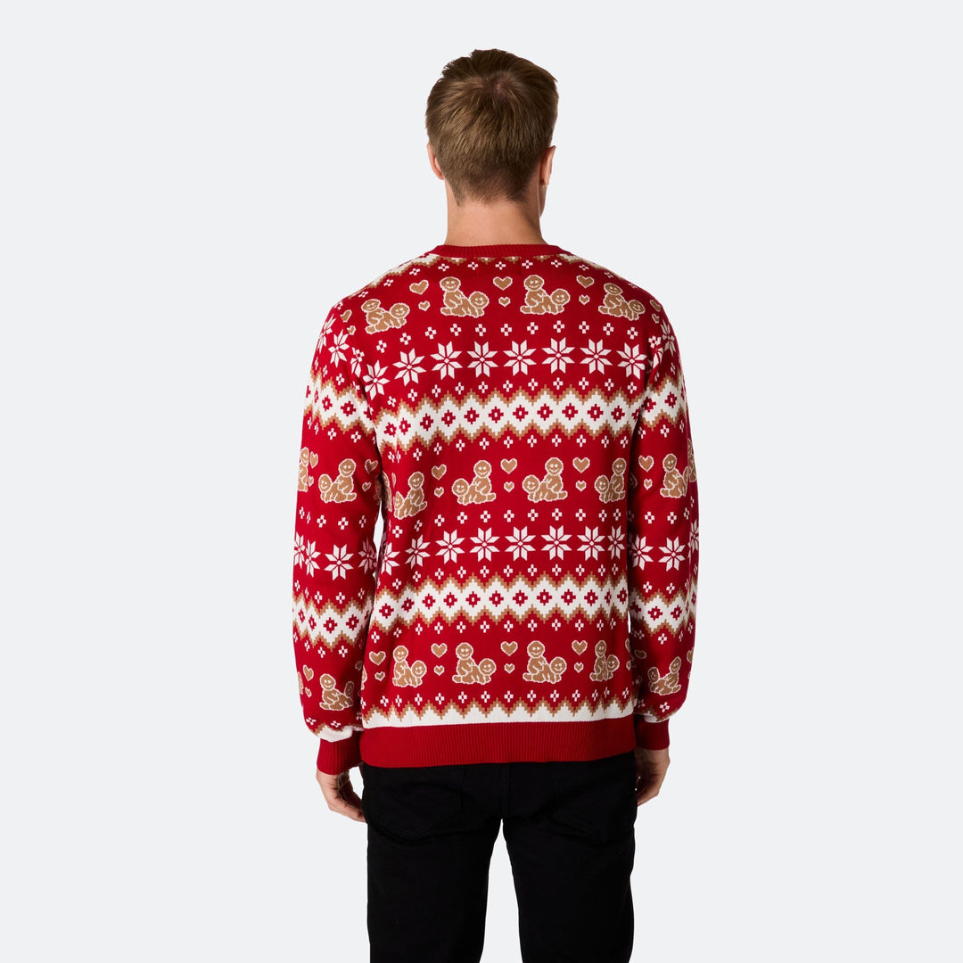 Men's Gingerbread Christmas Jumper