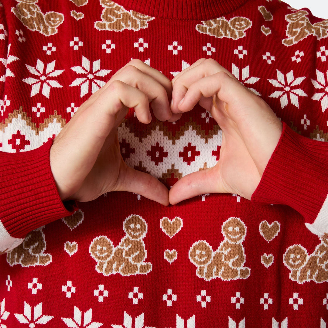 Men's Gingerbread Christmas Jumper