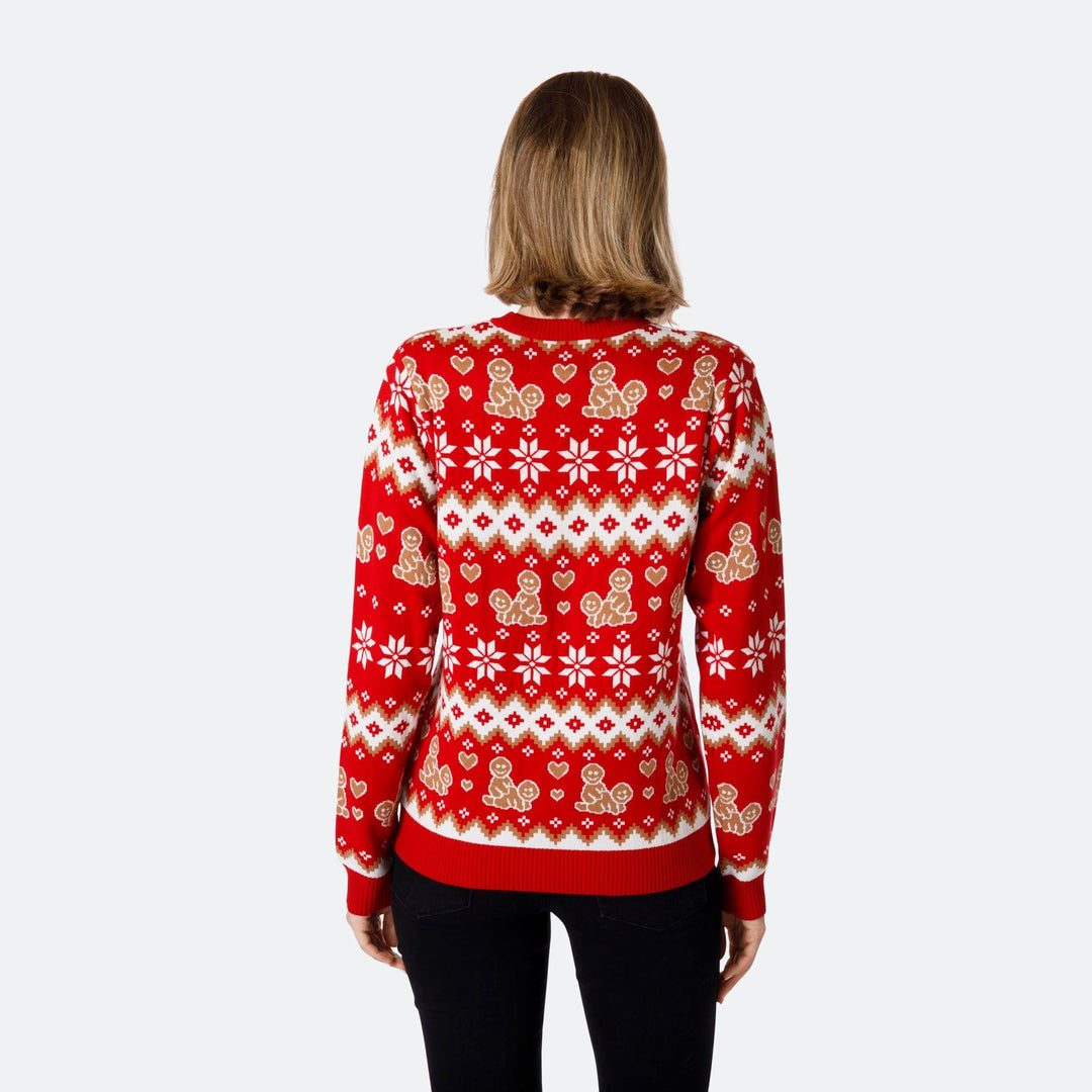 Women's Gingerbread Christmas Jumper