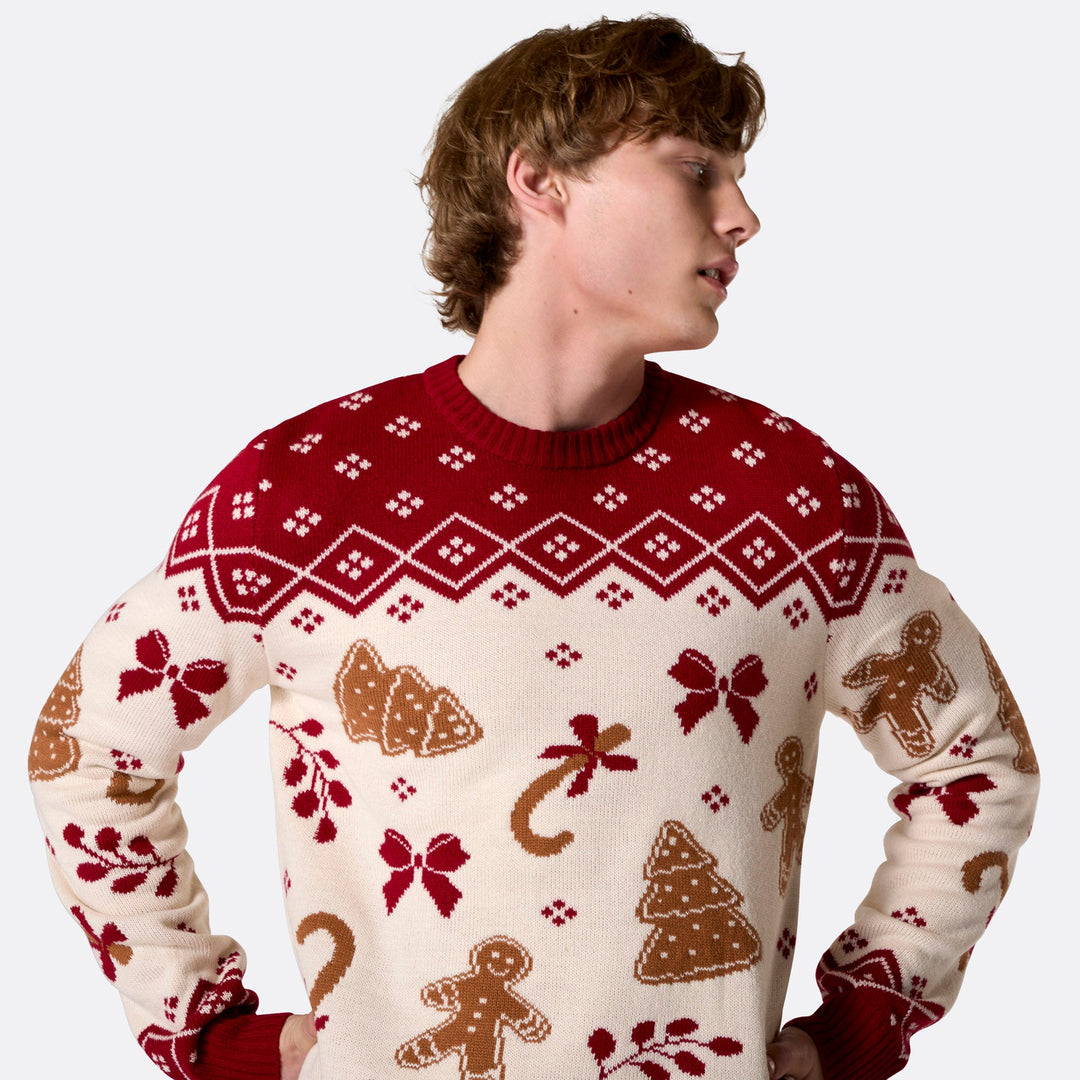 Gingerbread Matching Family Christmas Jumpers