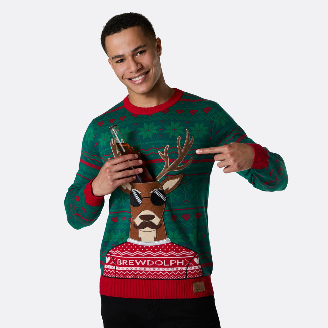 Men's Brewdolph Christmas Jumper