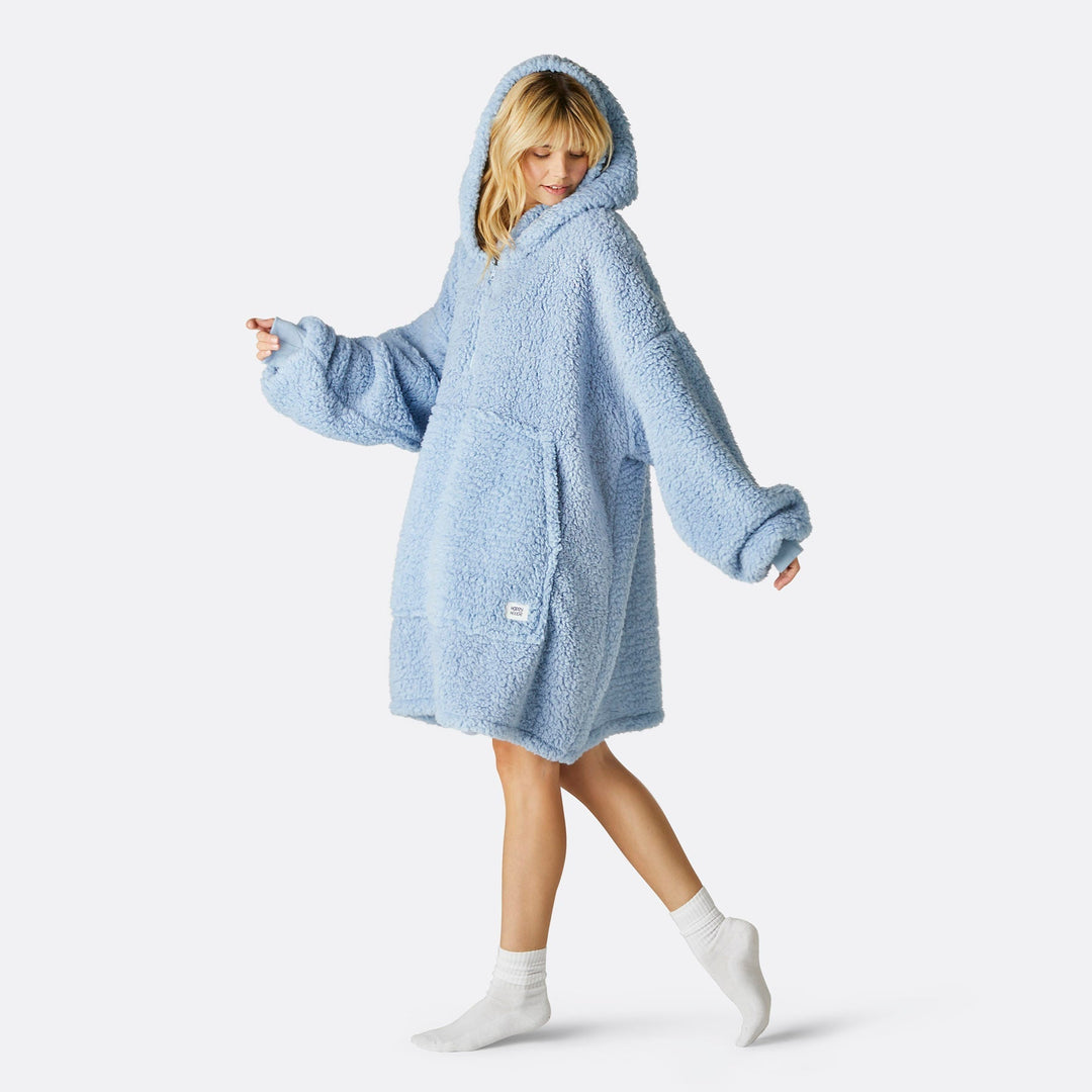 Blue Sherpa HappyHoodie