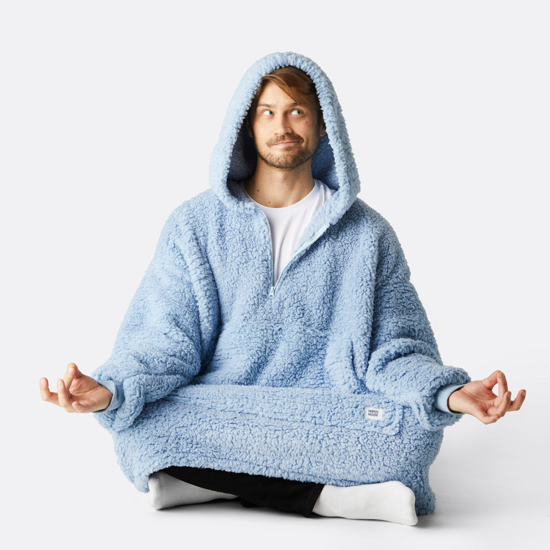 Blue Sherpa HappyHoodie