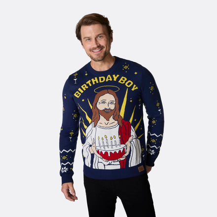 Men's Birthday Boy Christmas Jumper