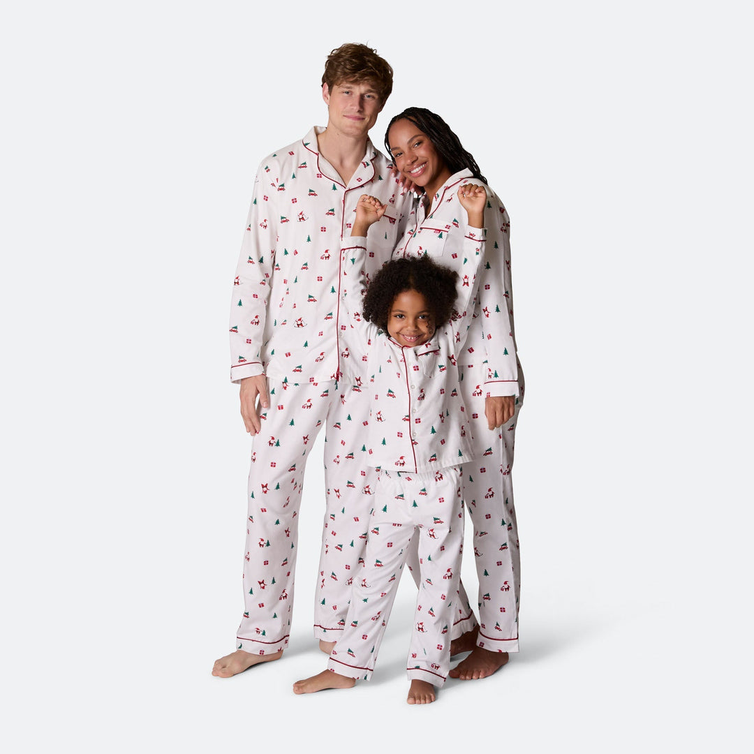 Men's Mistletoe Flannel Christmas Pyjamas