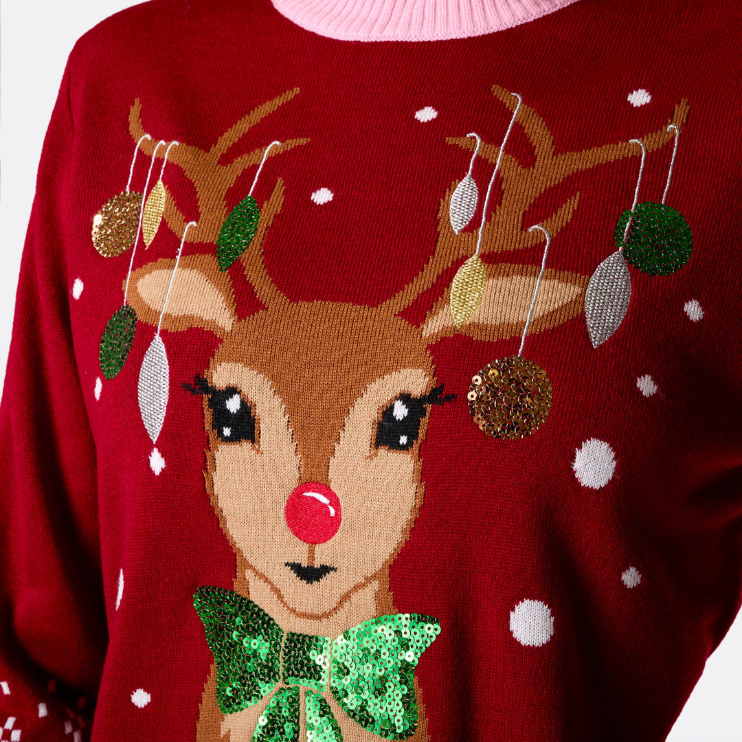 Reindeer Matching Family Christmas Jumpers
