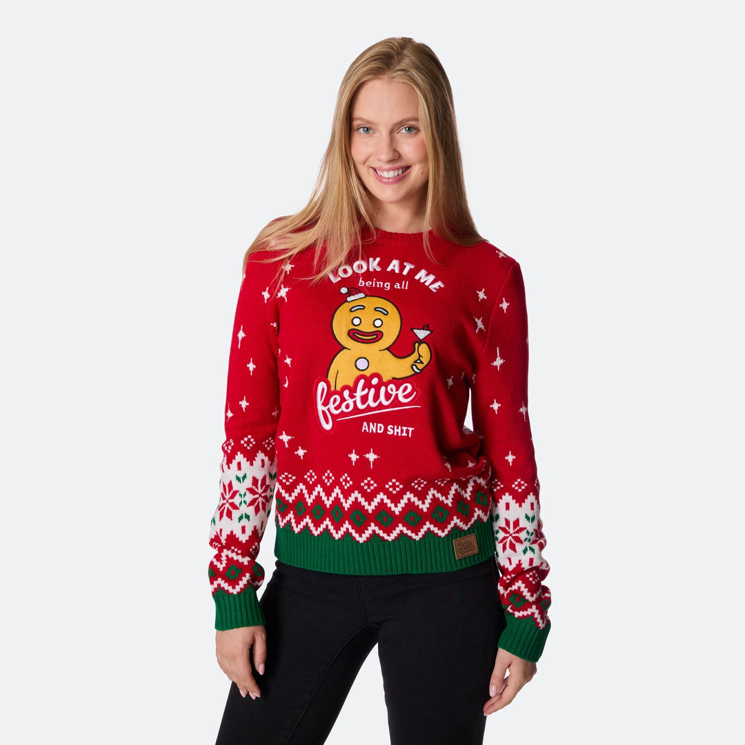 Women's Festive Christmas Jumper